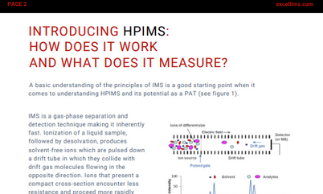 High Performance Ion Mobility Spectrometry (HPIMS) for PAT  image