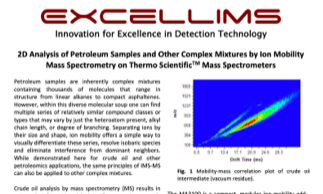 2D Analysis of Petroleum Samples and Other Complex Mixtures by Ion Mobility Mass Spectrometry on Thermo Scientific<sup>TM</sup> Mass Spectrometers image