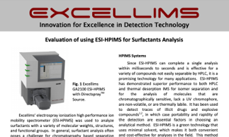 Evaluation of Using ESI-HPIMS for Surfactants Analysis  image